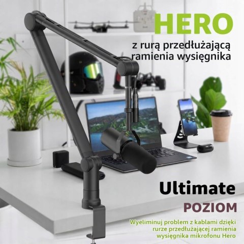 Statyw ramię biurkowe do mikrofonu IXTECH IX-Mi01a