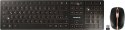 CHERRY DW 9100 SLIM klawiatura Dołączona myszka Uniwersalne RF Wireless + B