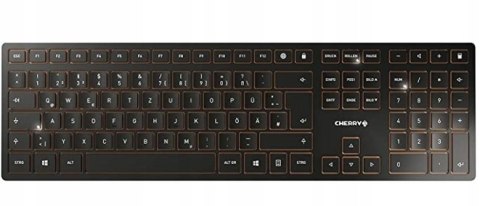 CHERRY DW 9100 SLIM klawiatura Dołączona myszka Uniwersalne RF Wireless + B