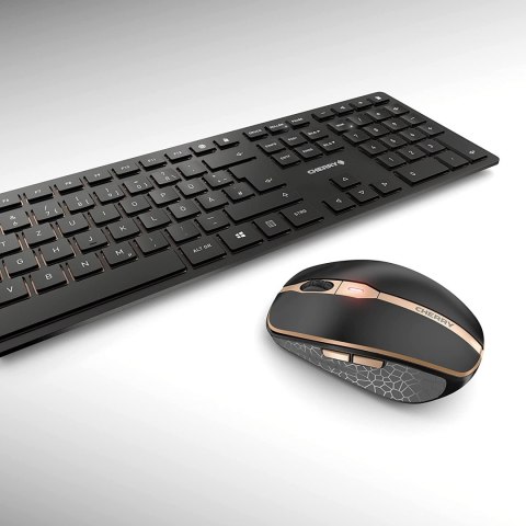 CHERRY DW 9100 SLIM klawiatura Dołączona myszka Uniwersalne RF Wireless + B