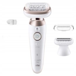 Depilator Golarka do Bikini Nóg Braun 9-030 3D Flex Silk-Epil 9 + 3 dodatki