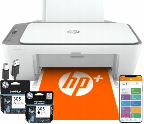 Drukarka wielofunkcyjna atramentowa kolorowa HP Deskjet 2720e wifi tusz 305