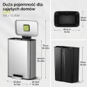 EKO Madison kosz na śmieci z wewnętrzną wkładką - odporny na odciski