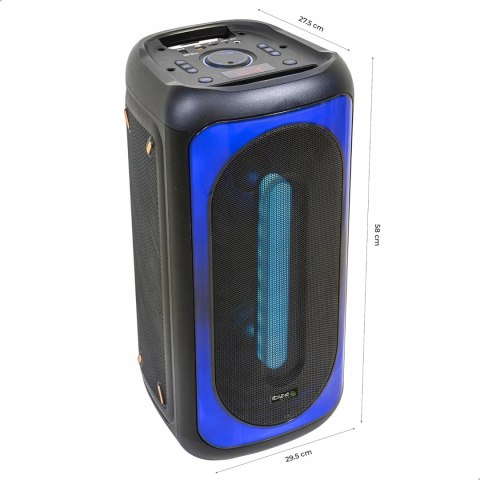 Kolumna Ibiza Mercure 50 500 W Czarna Dwudrożna bass-reflex Bluetooth