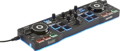 Kontroler DJ Hercules DJControl Starlight 2 kanały Serato USB Czarny
