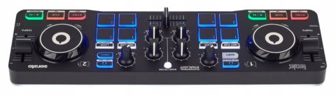 Kontroler DJ Hercules DJControl Starlight 2 kanały Serato USB Czarny