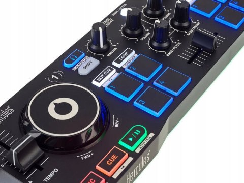 Kontroler DJ Hercules DJControl Starlight 2 kanały Serato USB Czarny