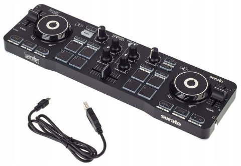 Kontroler DJ Hercules DJControl Starlight 2 kanały Serato USB Czarny