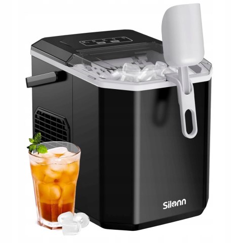 Kostkarka do lodu silonn SLIM21B-E czarny 160 W