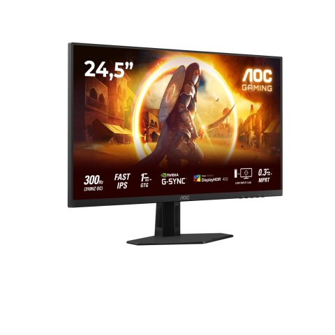 Monitor AOC 25G4SRE 24.5" Fast IPS 300 Hz Full HD G-Sync HDR Czarny