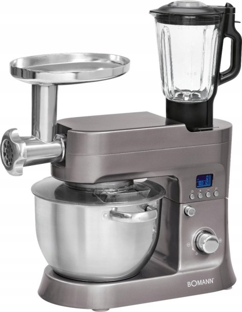 Robot kuchenny Bomann KM 1395 CB 1200 W srebrny/szary