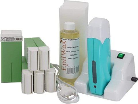 Epilwax zestaw do depilacji woskiem aloe vera