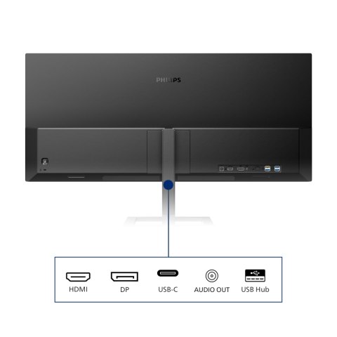 Monitor LED Philips 346E2LAE 34" 3440 x 1440 px VA