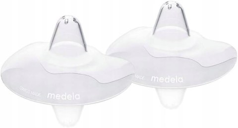 Nakładki na brodawki Medela przezroczyste r. M 20 mm 2 szt.