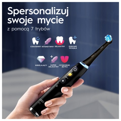 Oral-B iO 9 Czarna i różowaSzczoteczka elektryczna stworzona BRAK KOŃCÓWEK!