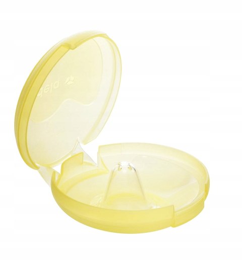 Osłonka na piersi Medela S 16mm ultracienki silikon 2 szt bez BPA etui