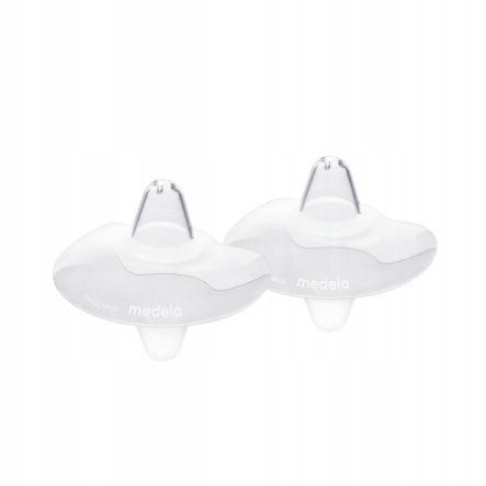 Osłonka na piersi Medela S 16mm ultracienki silikon 2 szt bez BPA etui