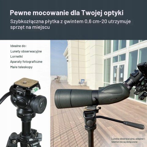 Celestron 82050 TrailSeeker statyw, Czarny