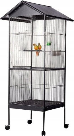Duża woliera klatka dla ptaków na stojaku Aqpet 157 x 52 x 52 cm