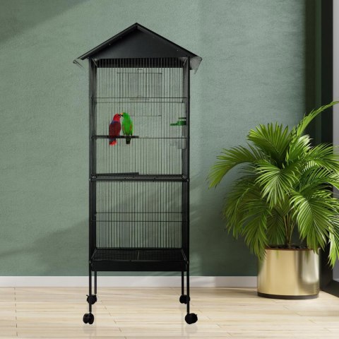 Duża woliera klatka dla ptaków na stojaku Aqpet 157 x 52 x 52 cm
