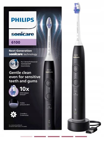 Elektryczna szczoteczka soniczna do zębów Philips Sonicare 6100 HX7401/07