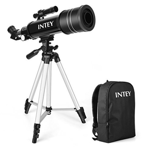 INTEY F40070M Teleskop Refraktor 70/400 Kellner + Plecak Statyw