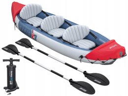Kajak dmuchany Bestway Rapid X3 3 osobowy + wiosła torba 381x100 cm 65132