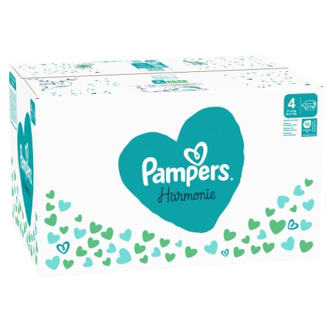 Pampers Harmonie pieluszki rozmiar 4 Maxi 9-14 kg, 174 sztuk