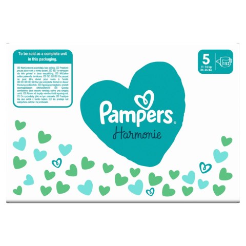 Pieluszki Pampers Harmonie rozmiar 5 152 szt.
