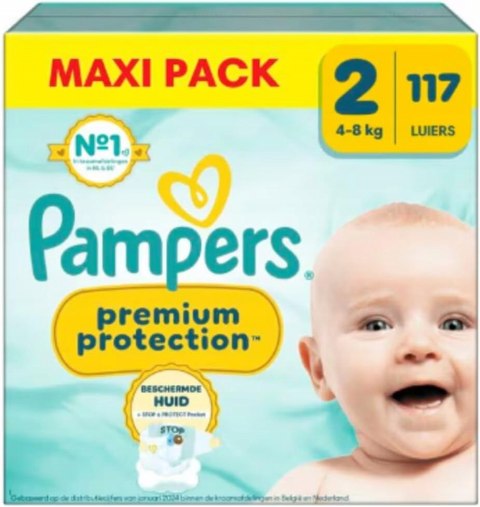 Pieluszki Pampers Premium Protection Rozmiar 2 117 szt.