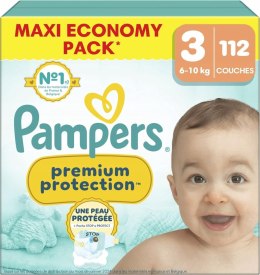 Pieluszki Pampers Premium Protection Rozmiar 3 112 szt.