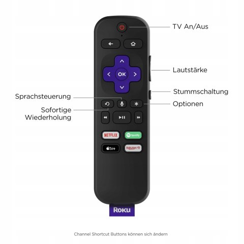 Roku Streaming Stick 4K Odtwarzacz multimediów 4K