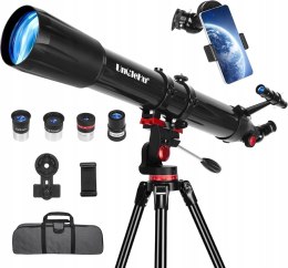 Teleskop Astronomiczny UncleHu 90900 900mm 240x Azymutalny Barlowa