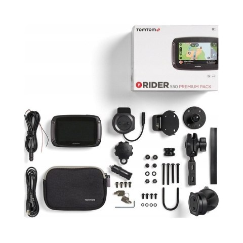 TomTom nawigacja motocyklowa RIDER 550 Premium Pack
