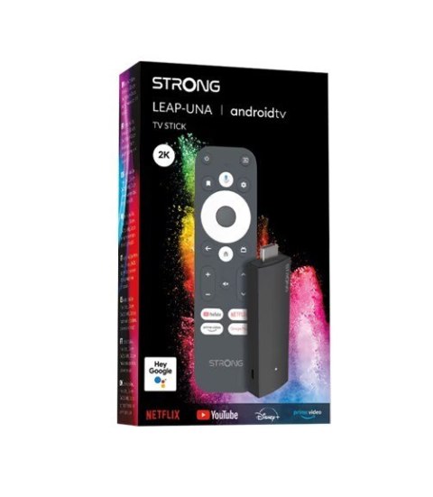 Android TV Stick Strong LEAP-UNA 2K Box 8 GB HDMI Rozdzielczość 2K