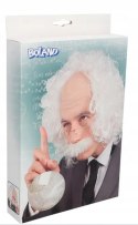 Boland peruka włosy półdługie jasny siwy kręcone