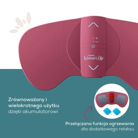 Elektrostymulator Beurer EM 50 TENS ciepło akumulator na bóle menstruacyjne