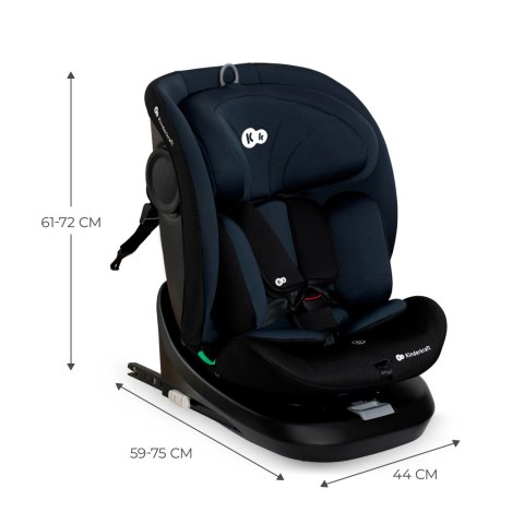 Fotelik samochodowy Kinderkraft I-GROW i-Size 0-36 kg Czarny