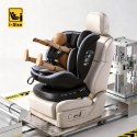 Fotelik samochodowy Reecle 360 i-size ISOFIX 0-36 kg 40-150 cm czarny