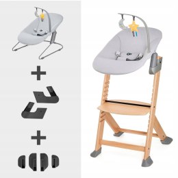 Krzesełko do Karmienia Drewniane 3w1 Dla dzieci Tacka Kinderkraft ENOCK