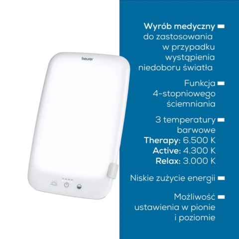 Lampa fototerapeutyczna Beurer TL 35 antydepresyjna 15W 6500K timer biała
