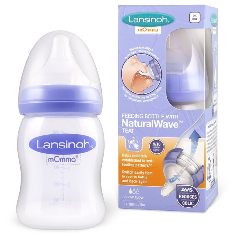 Lansinoh Butelka mOmma Natural Wave 160ml