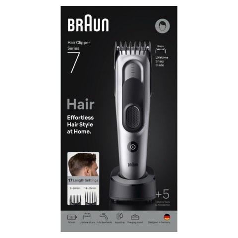 Maszynka do strzyżenia Braun Series 7 HC7590 +5 przyrządów do stylizacji