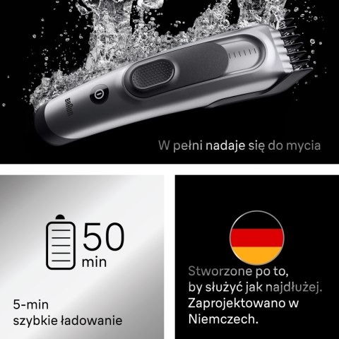 Maszynka do strzyżenia Braun Series 7 HC7590 +5 przyrządów do stylizacji