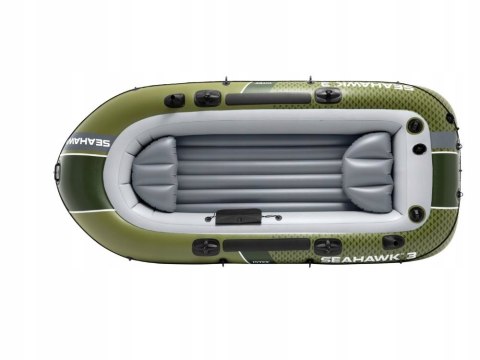 Ponton Dmuchany Wędkarski Intex Seahawk 3 66333 295x137x41cm Wiosła Pompka