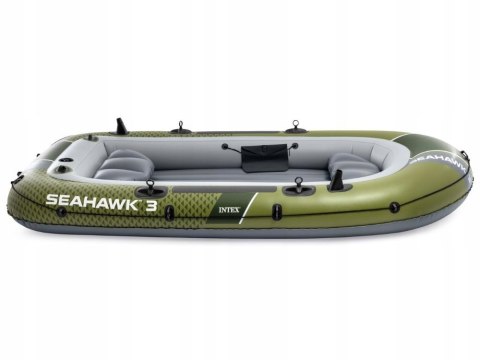 Ponton Dmuchany Wędkarski Intex Seahawk 3 66333 295x137x41cm Wiosła Pompka