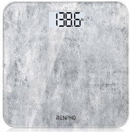 RENPHO CORE 1S WAGA ŁAZIENKOWA ELEKTRONICZNA SZKLANA WYGLĄD BETONU 180KG