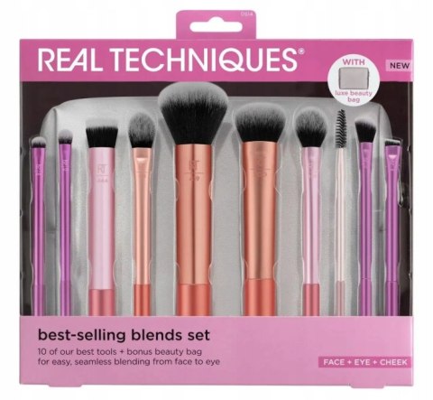 Real Techiques 0514 Best-Selling Blends Set Zestaw pędzli do makijażu 10szt