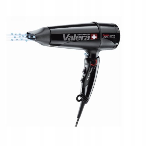 Suszarka do włosów Valera Swiss Light 5400 2000 W jonizacja składana czarna