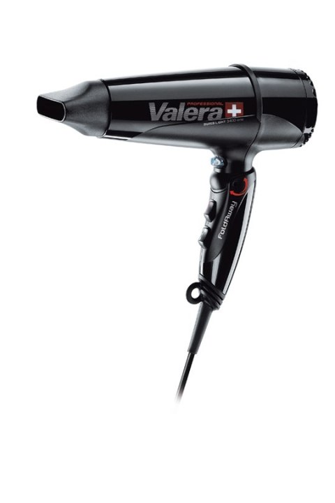 Suszarka do włosów Valera Swiss Light 5400 2000 W jonizacja składana czarna